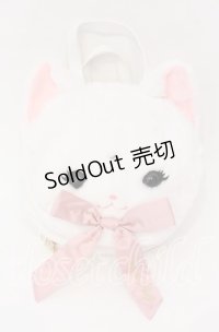 Angelic Pretty / Milk Catフェイス3-wayバッグ  シロ O-25-10-28-005-AP-BG-IG-ZT1029P