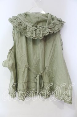 画像3: PINK HOUSE / フード付きブラウス【お直しあり】  グリーン O-25-10-28-062-LO-BL-IG-OS