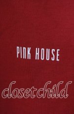 画像2: 【SALE】PINK HOUSE / ロゴプリントTシャツ L アカ O-25-10-28-066-LO-TS-IG-ZT326 (2)