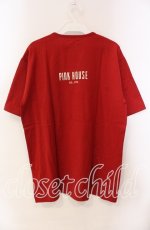 画像3: 【SALE】PINK HOUSE / ロゴプリントTシャツ L アカ O-25-10-28-066-LO-TS-IG-ZT326 (3)