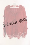 PINK HOUSE / カメリア&リボンニットカーディガン  アカ O-25-10-28-078-LO-TO-IG-OS