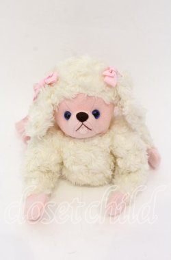 画像2: BABY,THE STARS SHINE BRIGHT / プードルのプーチBAG バッグ  アイボリー×ピンク×青目 O-25-10-28-006-BA-BG-IG-OS