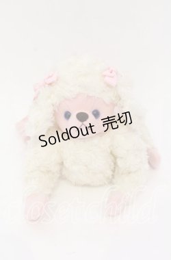 画像2: BABY,THE STARS SHINE BRIGHT / プードルのプーチBAG バッグ  アイボリー×ピンク×青目 O-25-10-28-006-BA-BG-IG-OS