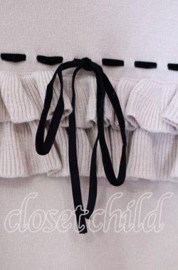 画像2: Ank Rouge / リボン通しタートルニットプルオーバー M ピンク O-25-10-28-080-CA-TO-OW-OS