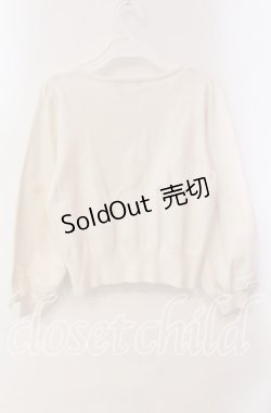 画像3: LODISPOTTO / リボン＆ビジュー配色カーディガン M シロ O-25-10-28-081-LO-TO-OW-OS