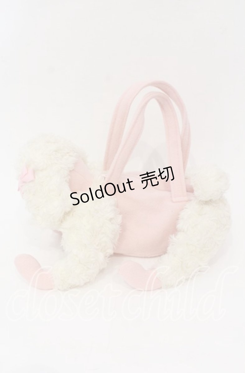 画像3: BABY,THE STARS SHINE BRIGHT / プードルのプーチBAG バッグ  アイボリー×ピンク×青目 O-25-10-28-006-BA-BG-IG-OS (3)