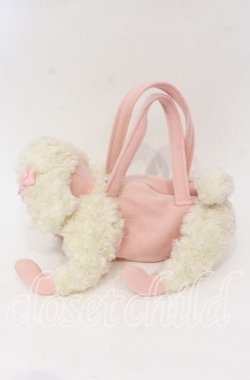 画像3: BABY,THE STARS SHINE BRIGHT / プードルのプーチBAG バッグ  アイボリー×ピンク×青目 O-25-10-28-006-BA-BG-IG-OS