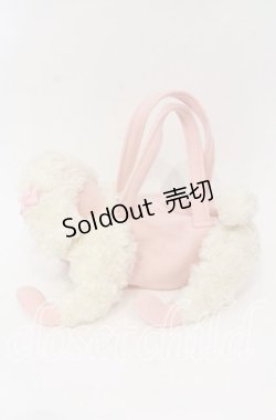 画像3: BABY,THE STARS SHINE BRIGHT / プードルのプーチBAG バッグ  アイボリー×ピンク×青目 O-25-10-28-006-BA-BG-IG-OS