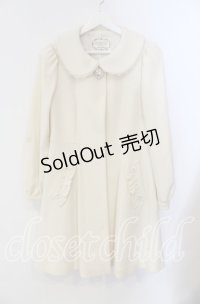 LODISPOTTO / パールビジューボタンコート M アイボリー O-25-10-28-082-LO-CO-OW-OS