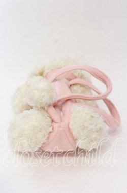 画像4: BABY,THE STARS SHINE BRIGHT / プードルのプーチBAG バッグ  アイボリー×ピンク×青目 O-25-10-28-006-BA-BG-IG-OS