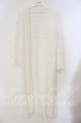 LIZ LISA / 総レーストッパーカーディガン  シロ O-25-10-28-085-LO-TO-IG-OS