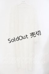 LIZ LISA / 総レーストッパーカーディガン  シロ O-25-10-28-085-LO-TO-IG-OS