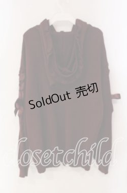 画像3: Secret Honey / ハート編みカーディガン  ワイン O-25-10-28-086-CA-TO-IG-OS