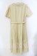 画像3: an another angelus / スカラップ開衿シャツワンピース  イエロー O-25-10-28-087-CA-OP-IG-OS (3)