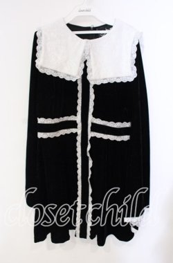 画像1: KILL STAR / Mini Dress Infinity Coven ドレス XL ブラック×ホワイト O-25-10-28-091-SL-OP-IG-OS