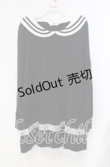 Drug Honey / うさみみセーラーワンピース  ブラック×ホワイト O-25-10-28-092-PU-OP-IG-OS