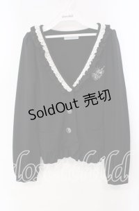 PUTUMAYO / Plasmagica・自作じゃないにゃ♪ジャケット  ブラック×ホワイト O-25-10-28-093-PT-JA-IG-OS