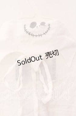 画像4: h.NAOTO / ナイトメアー・ビフォア・クリスマス ブラウス M ホワイト O-25-10-28-094-HN-BL-IG-OS