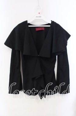 画像1: Antique beasT / 宵闇のカーディガン  ブラック O-25-10-28-095-PU-TO-IG-OS