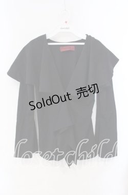 画像1: Antique beasT / 宵闇のカーディガン  ブラック O-25-10-28-095-PU-TO-IG-OS