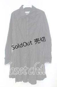 KILL STAR / Gothic Black Button-Up Corset Dress ドレス XL ブラック O-25-10-28-099-SL-OP-IG-OS