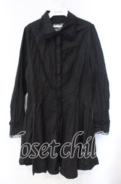 画像1: KILL STAR / Gothic Black Button-Up Corset Dress ドレス XL ブラック O-25-10-28-099-SL-OP-IG-OS