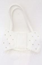 画像1: Angelic Pretty / キルティング宝石リボンバッグ  シロ O-25-10-28-008-AP-BG-IG-ZT274 (1)