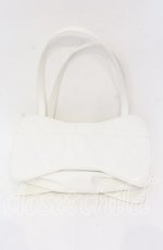 画像4: Angelic Pretty / キルティング宝石リボンバッグ  シロ O-25-10-28-008-AP-BG-IG-ZT274 (4)