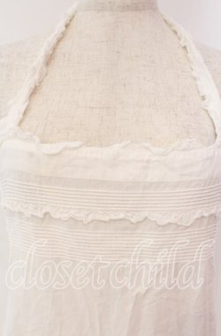 画像2: PINK HOUSE / ポケット付きタックエプロン  シロ O-25-10-28-010-LO-OP-IG-OS