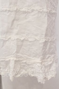 画像3: PINK HOUSE / ポケット付きタックエプロン  シロ O-25-10-28-010-LO-OP-IG-OS