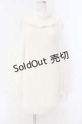 LIZ LISA / フェザー肩あきニットワンピース  オフ O-25-10-28-011-LO-OP-IG-OS