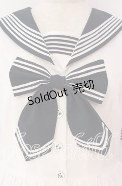 画像2: La Vie en Rose(海外ロリィタ) / セーラーワンピース M シロ×ネイビー O-25-10-28-016-LO-OP-IG-OS