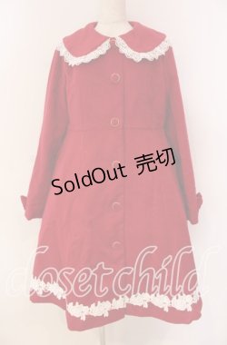 画像6: axes femme kawaii / 童話の小公女コート M ワイン O-25-10-28-017-AX-CO-OW-OS