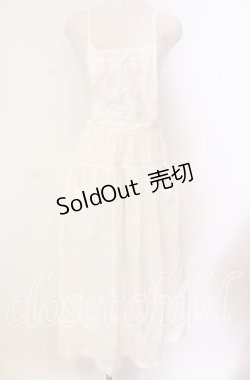 画像1: WONDERFUL WORLD / タックエプロン  シロ O-25-10-28-019-LO-OP-IG-OS
