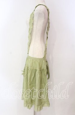 画像3: PINK HOUSE / スカラップ刺繍フリルタブリエ  ミント O-25-10-28-021-LO-SK-IG-OS