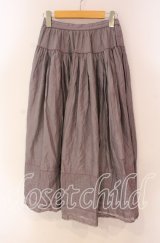 WONDERFUL WORLD / 裾タックエプロン  ラベンダー O-25-10-28-022-LO-SK-IG-OS