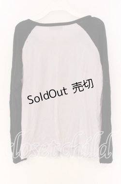 画像3: PEACE NOW / エビィちゃんラグランカットソー M ラベンダー×ブラック O-25-10-29-035-PU-TO-IG-OS