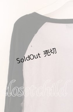 画像4: PEACE NOW / エビィちゃんラグランカットソー M ラベンダー×ブラック O-25-10-29-035-PU-TO-IG-OS