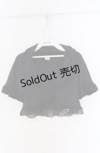 axes femme / シフォンフリルボレロ  クロ O-25-10-29-039-AX-TO-IG-OS