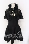 KILL STAR / Ambrose Party Dress Lace Cape XL ブラック O-25-10-29-043-SL-TO-IG-OS