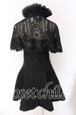 画像3: KILL STAR / Ambrose Party Dress Lace Cape XL ブラック O-25-10-29-043-SL-TO-IG-OS