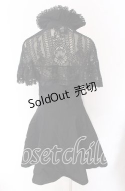 画像3: KILL STAR / Ambrose Party Dress Lace Cape XL ブラック O-25-10-29-043-SL-TO-IG-OS