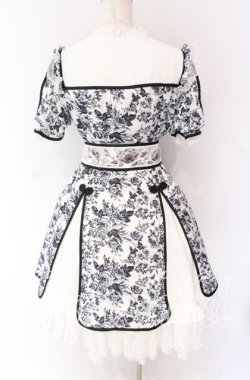 画像3: Hoshibako Works / 青華磁 ショートワンピース M シロ×クロ O-25-10-29-046-LO-OP-OW-OS