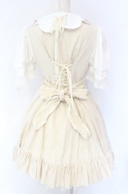 画像3: 星箱works / 四つ葉のクローバーワンピース  ベージュ O-25-10-29-048-PU-OP-OW-OS