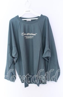 画像1: axes femme / アソートロゴドルマンTシャツ  ワイン O-25-10-29-050-AX-TS-IG-OS