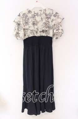 画像3: axes femme / ハイウエストドッキングワンピース  ネイビー O-25-10-29-051-AX-OP-IG-OS