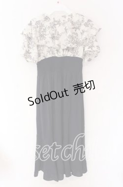 画像3: axes femme / ハイウエストドッキングワンピース  ネイビー O-25-10-29-051-AX-OP-IG-OS