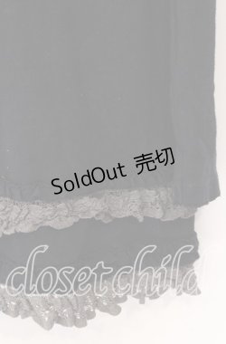 画像2: PINK HOUSE / 裾レースカットソー  クロ O-25-10-29-057-LO-TO-IG-OS