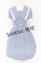 MILK / シェリーdress  ブルー O-25-10-29-061-ML-OP-OW-OS