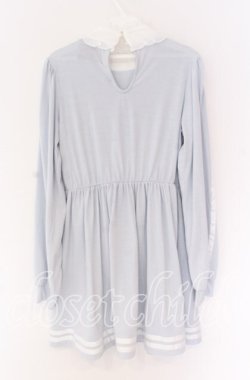 画像3: Jamieエーエヌケー / チャイナジャージワンピース M サックス O-25-10-29-062-LO-OP-OW-OS